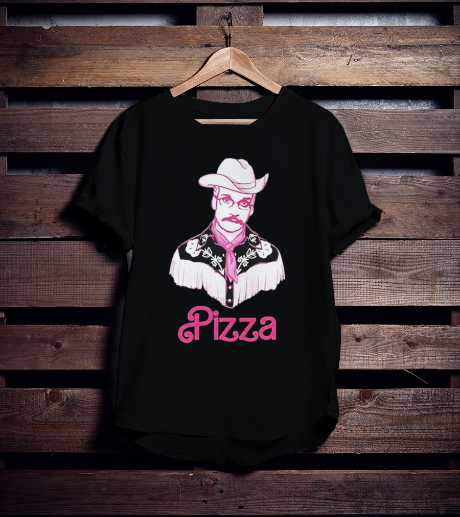 John Green He's Just Cowboy Pizza T-Shirt