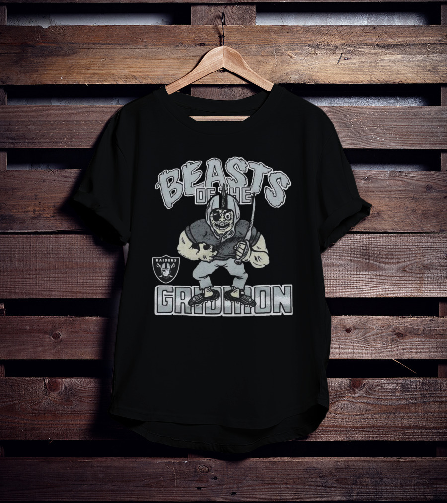 Las Vegas Raiders Beasts Of The Gridiron Raiders T-Shirt