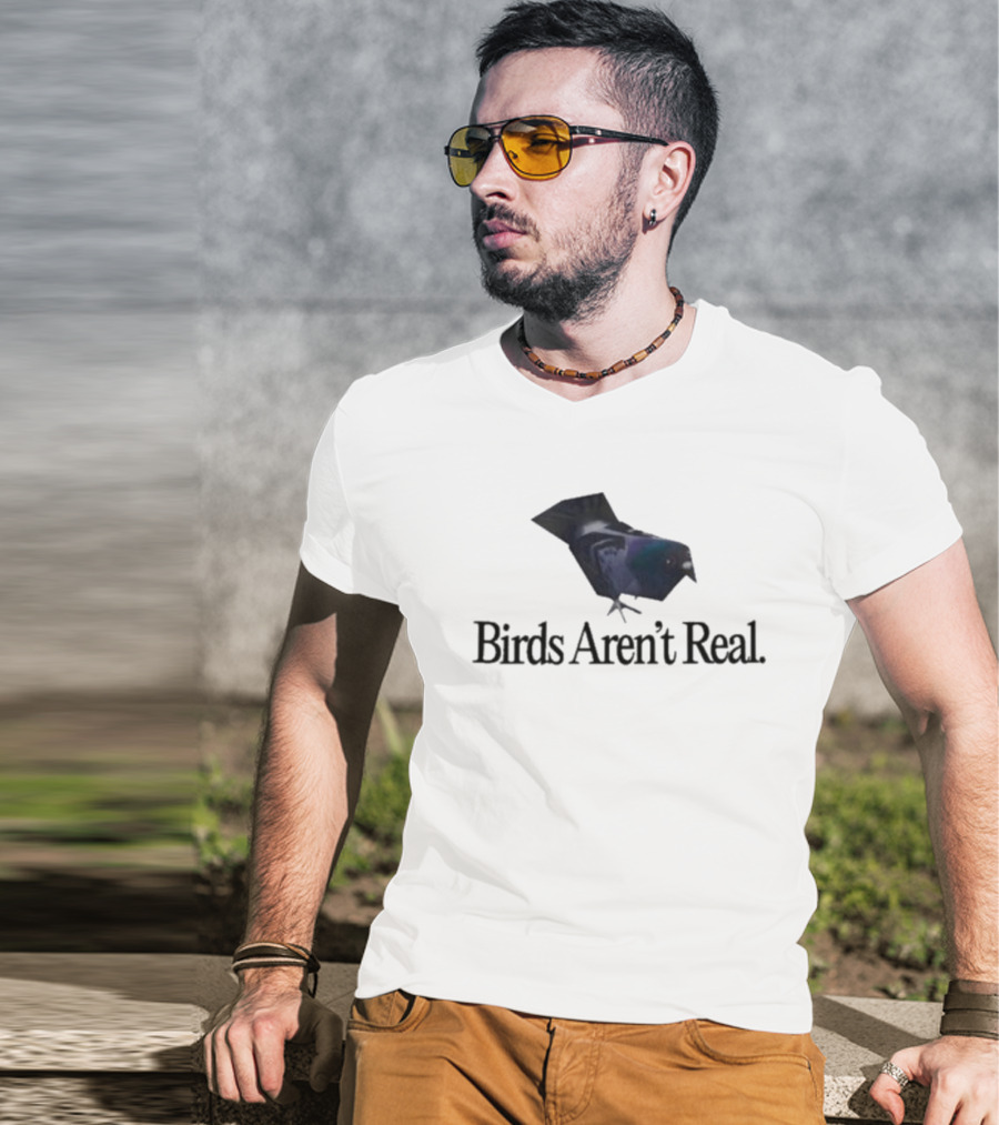 Birds Aren’t Real Pigeon Image T-Shirt
