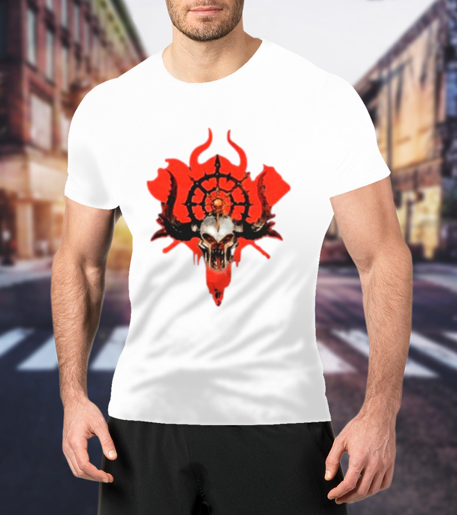 Slaves To Darkness Ravagers Skull And Chaos T-Shirt