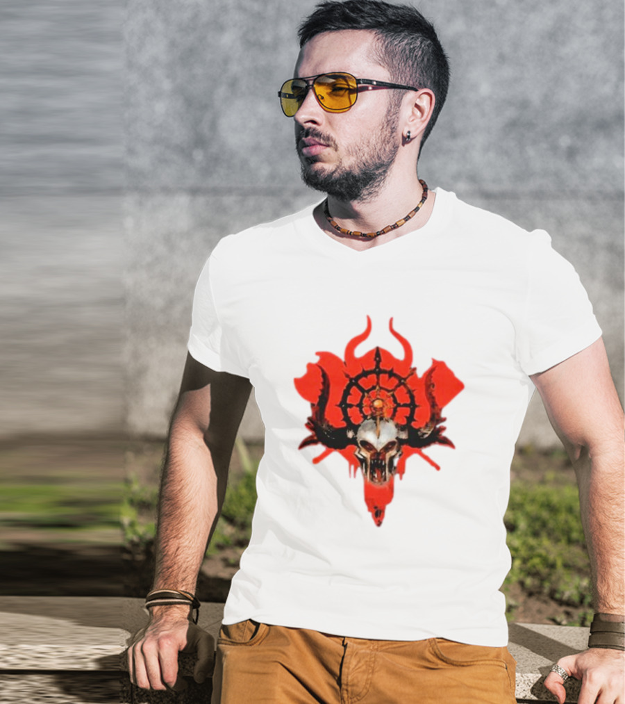 Slaves To Darkness Ravagers Skull And Chaos T-Shirt