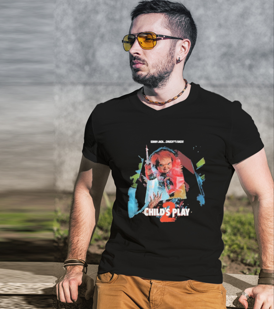 Sorry Jack Chucky’s Back Child’s Play 2 Horror T-Shirt