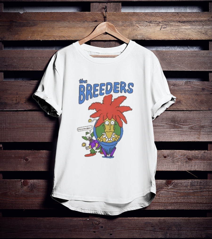 The Breeders I'm The Last Splash Cartoon Character With Red Hair In Vase T-Shirt
