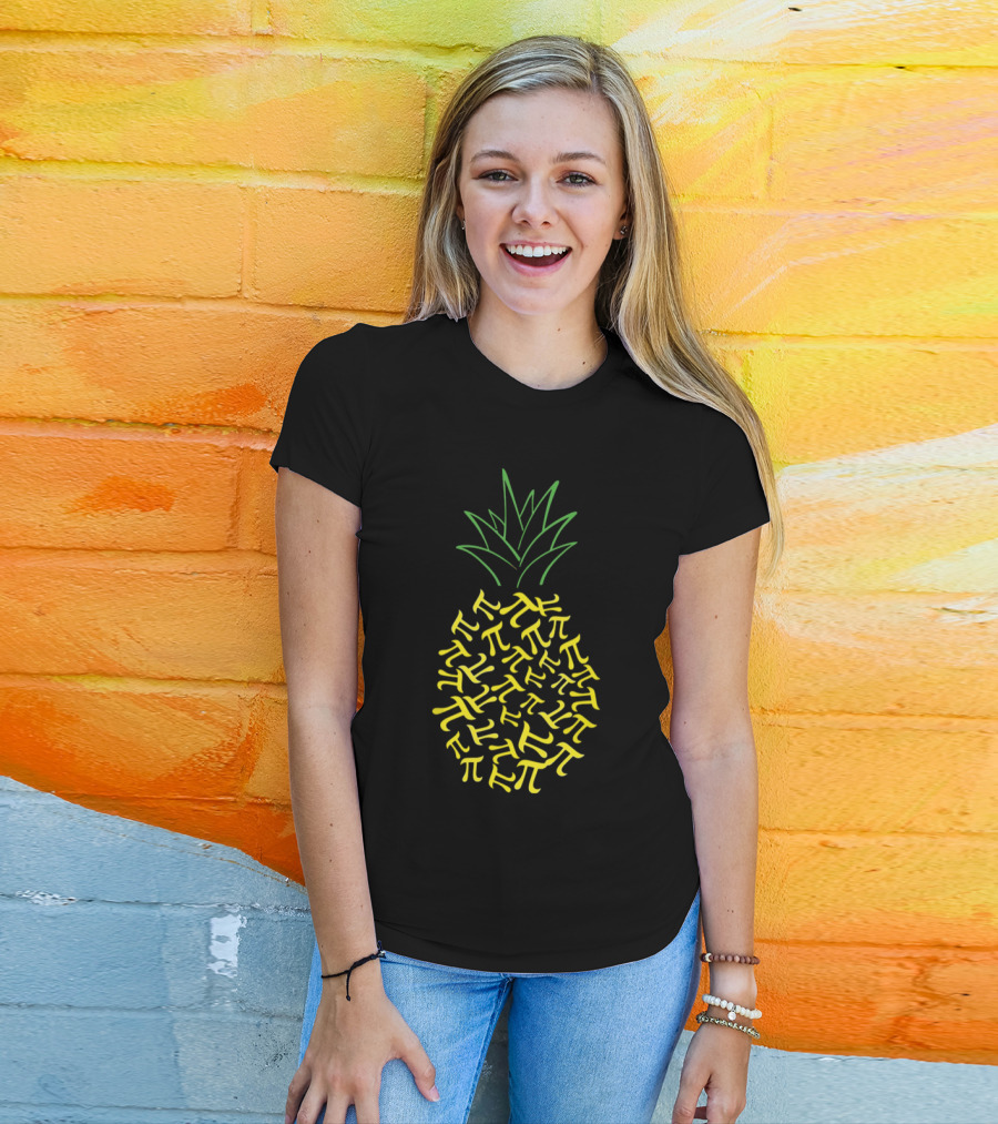 Pi Day Pineapple Math Humor T-Shirt