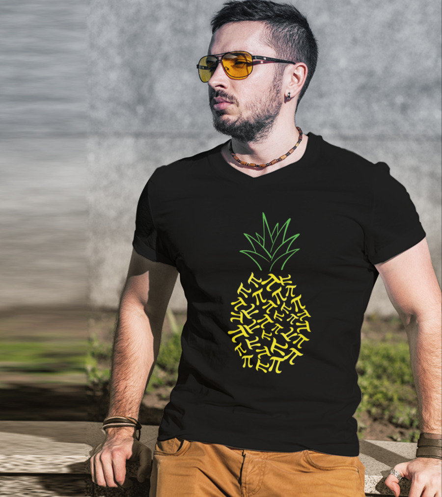 Pi Day Pineapple Math Humor T-Shirt