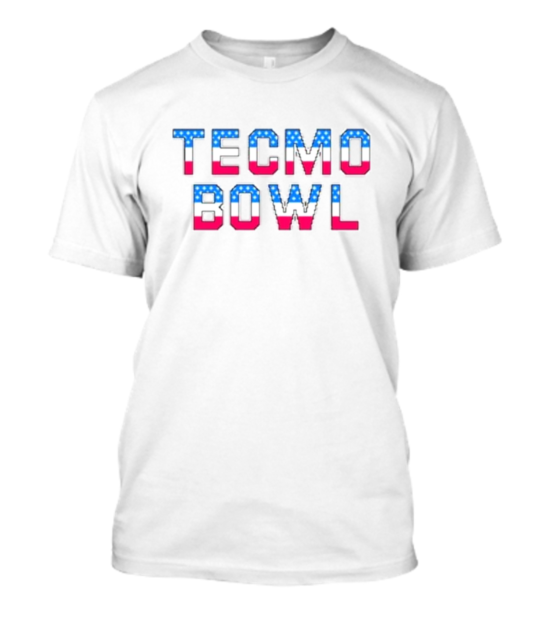 Kyle Brandt Tecmo Bowl USA Flag T-Shirt