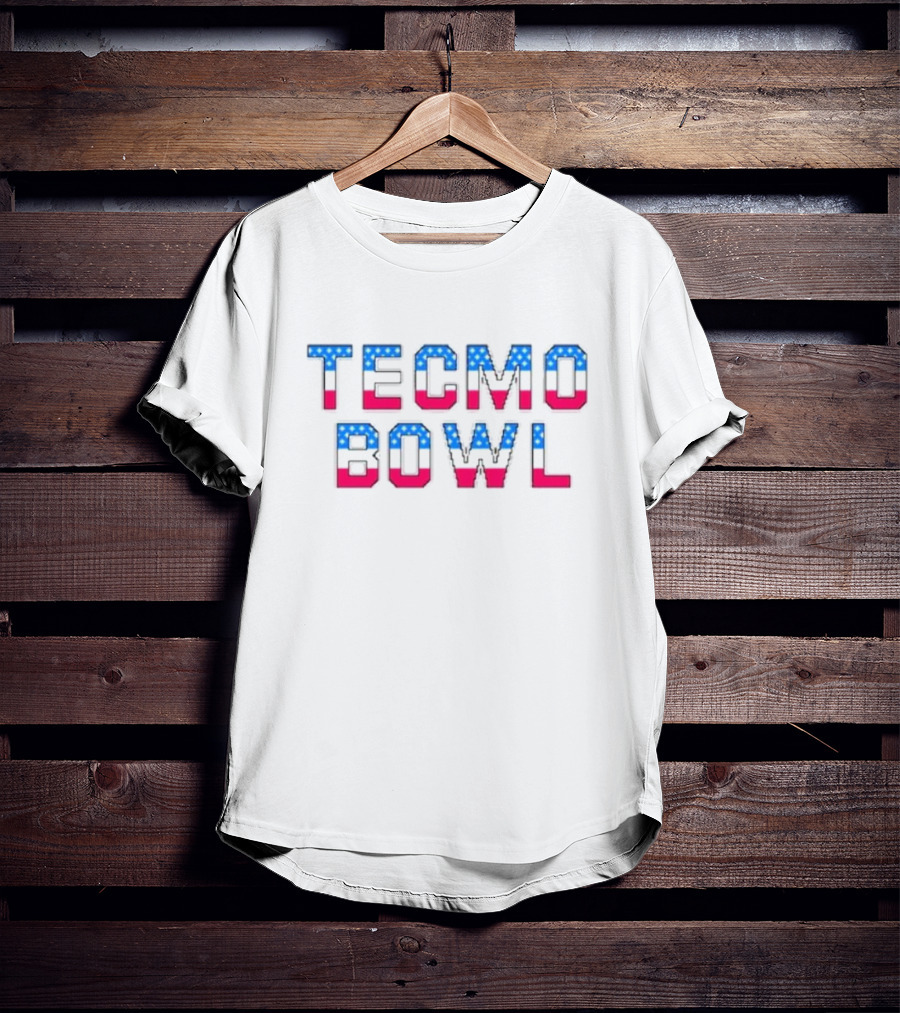 Kyle Brandt Tecmo Bowl USA Flag T-Shirt