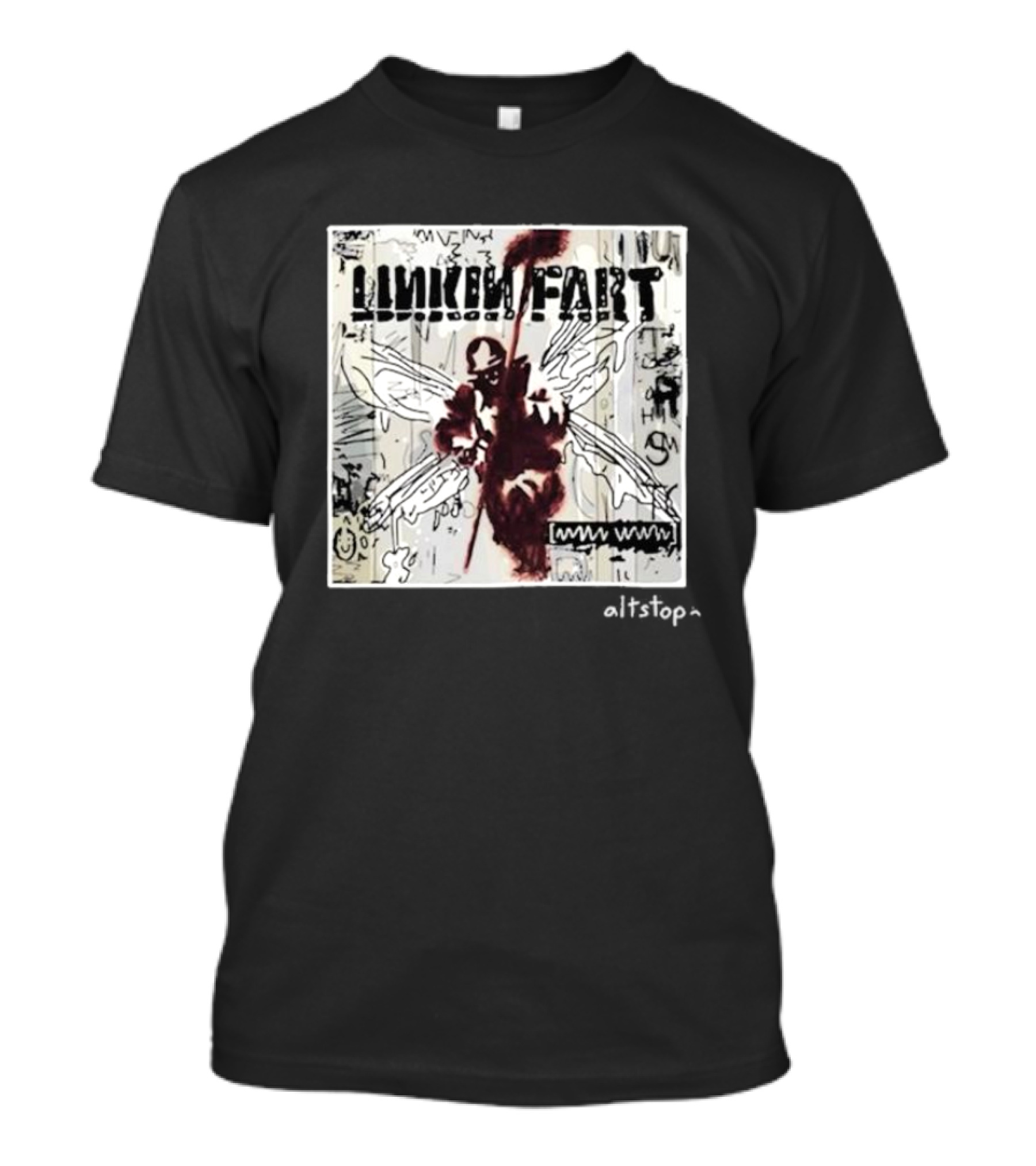 Linkin Park Parody Altstop Worn T-Shirt