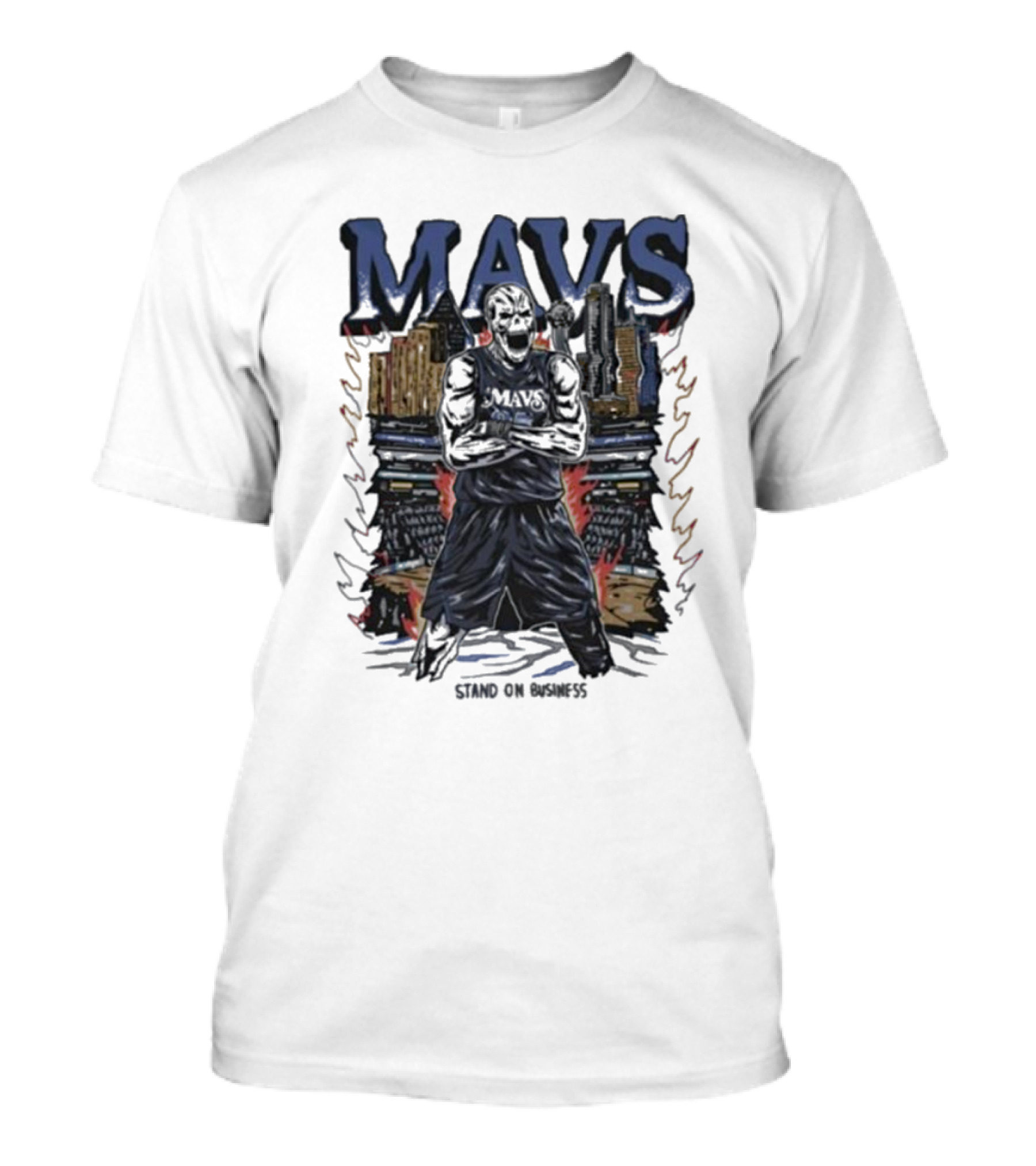 Mavs Standing On Business Standing On Numbers T-Shirt