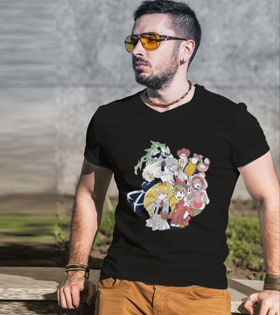 Mega Man Star Force Allies Heroes And Characters T-Shirt