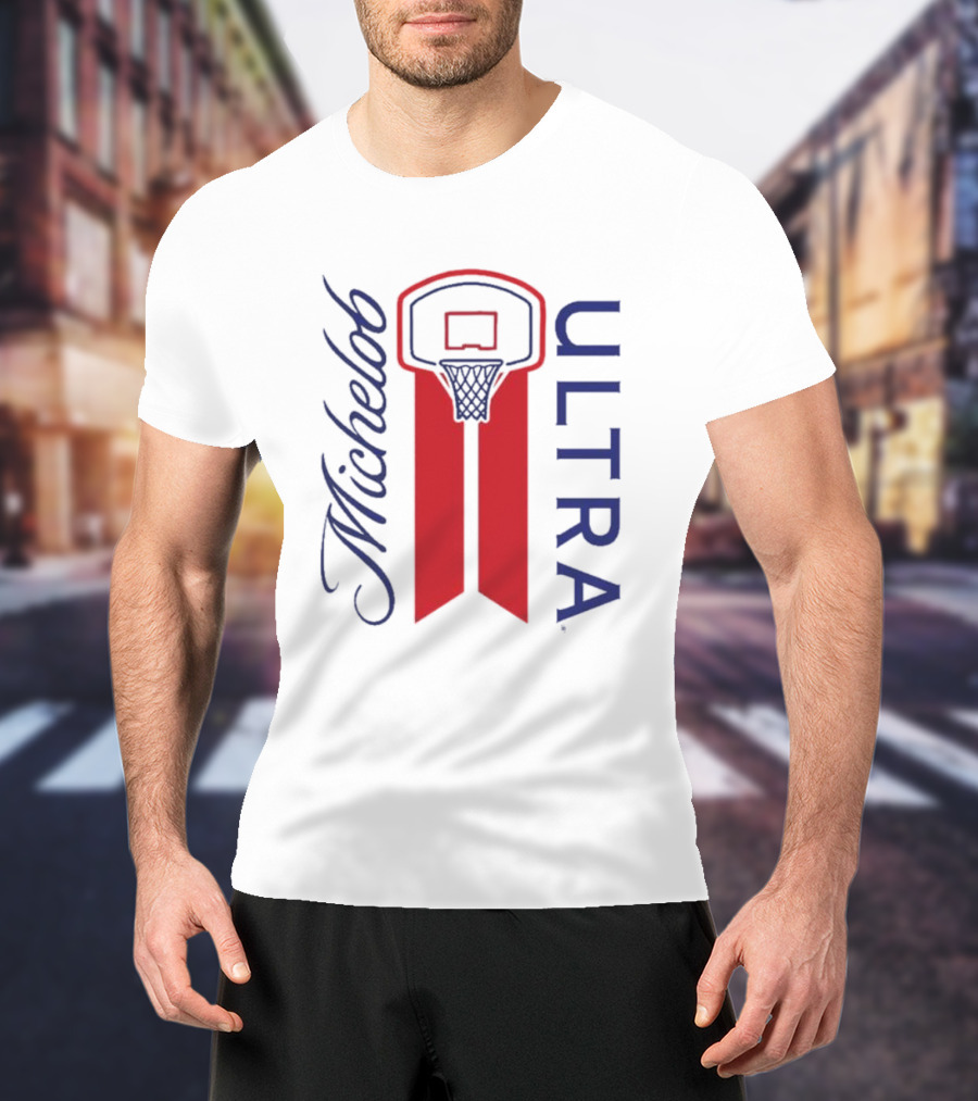 Michelob Ultra Basketball Hoop T-Shirt