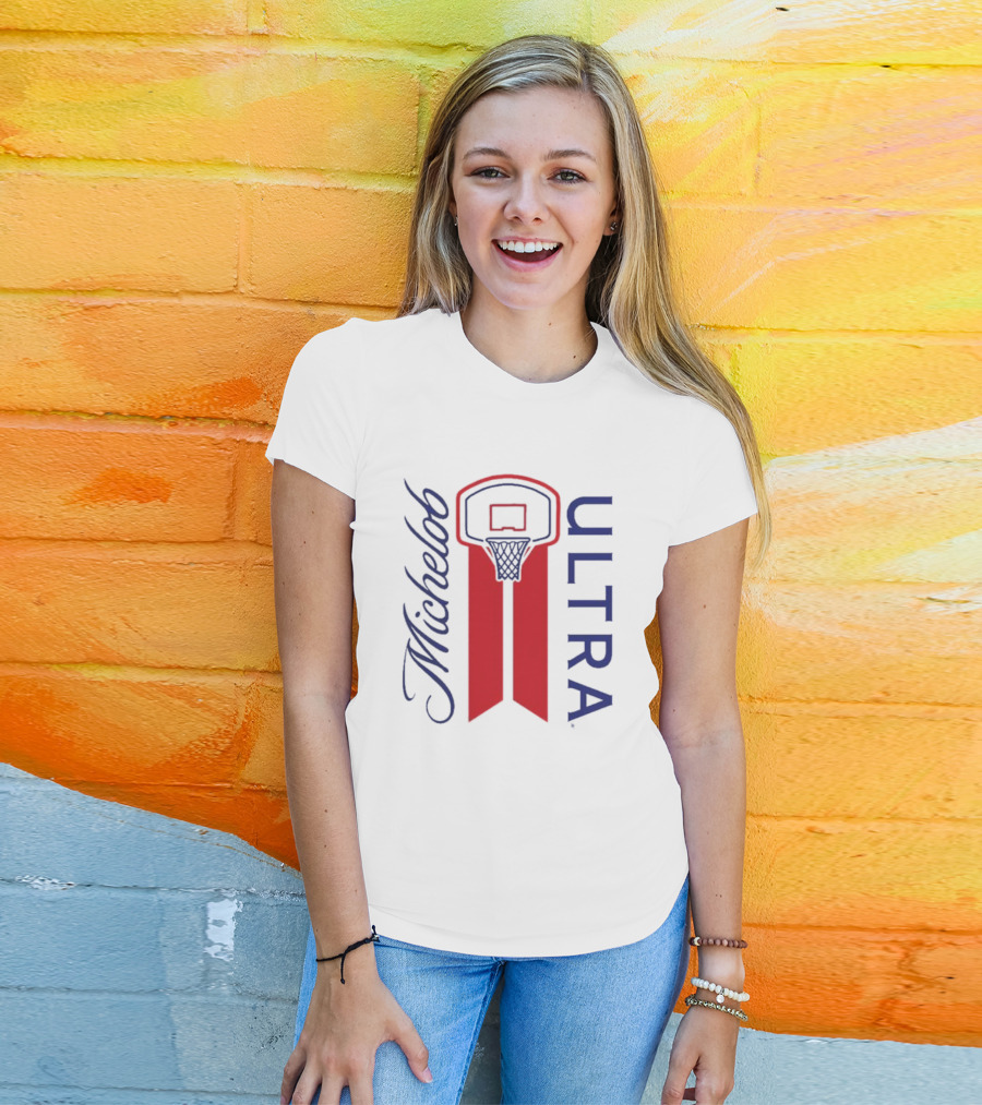 Michelob Ultra Basketball Hoop T-Shirt