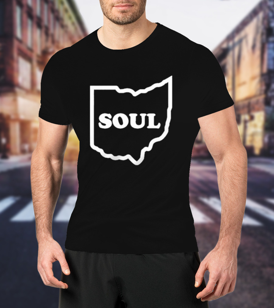 Colemine Records Ohio Soul In State Outline T-Shirt