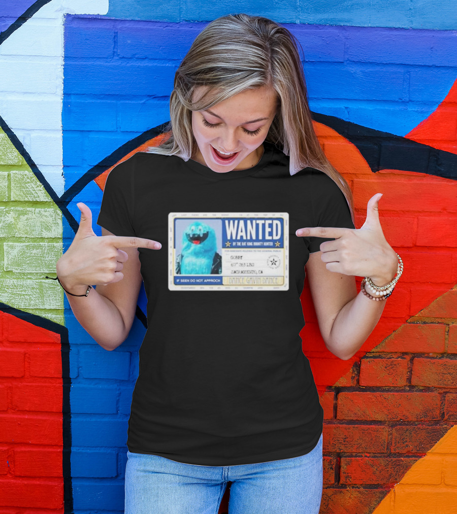 Dance Gavin Dance Wanted Gobby Rae King Bounty Hunter Sacramento T-Shirt