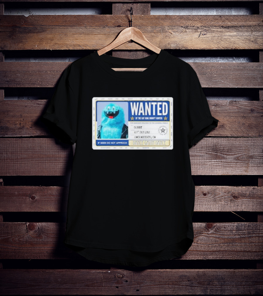 Dance Gavin Dance Wanted Gobby Rae King Bounty Hunter Sacramento T-Shirt