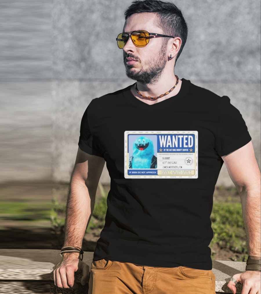 Dance Gavin Dance Wanted Gobby Rae King Bounty Hunter Sacramento T-Shirt