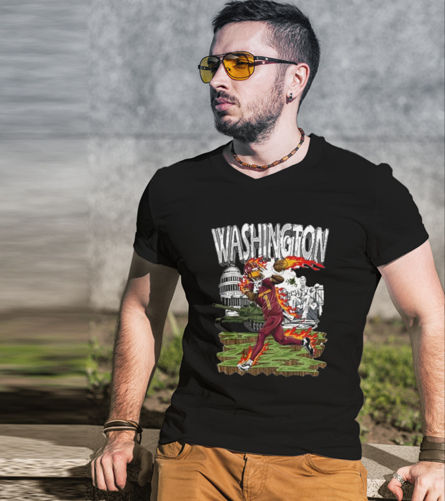 Washington Dark Horse JD X DH Football Capitol T-Shirt