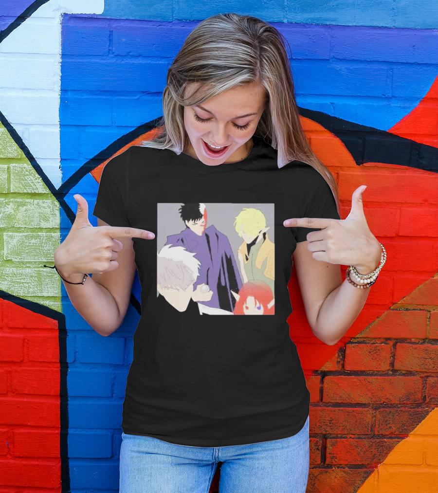 Anime Elf Kingdom Mysterious Characters Quartet T-Shirt