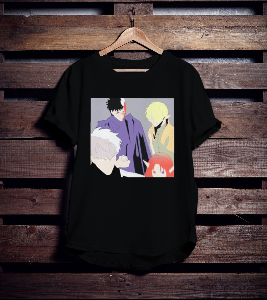 Anime Elf Kingdom Mysterious Characters Quartet T-Shirt