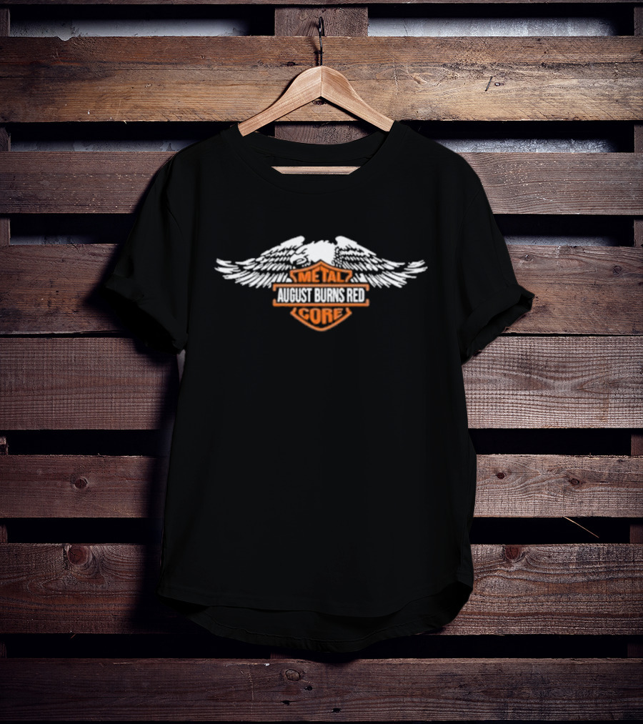 August Burns Red Metal Core Wings Motorcycle T-Shirt