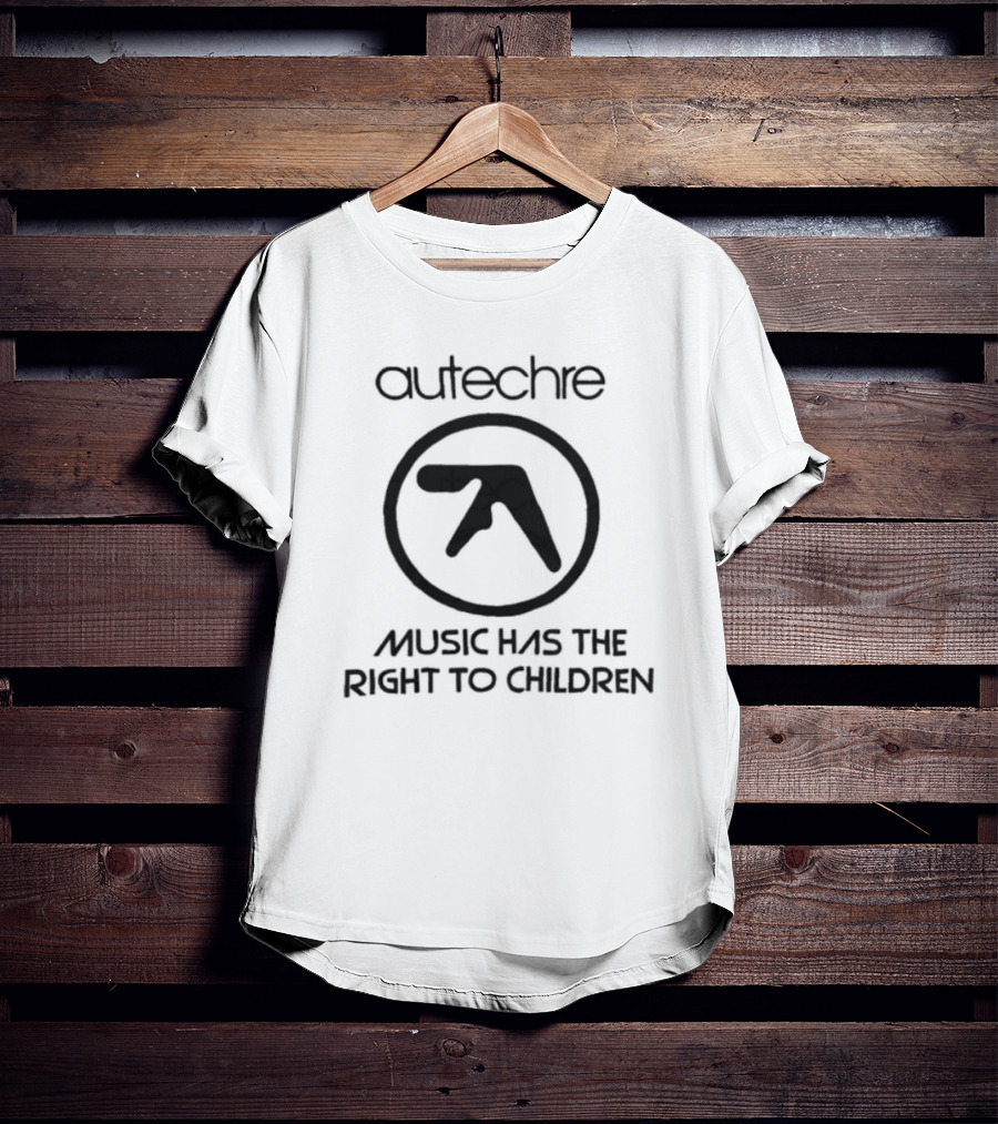 Autechre Aphex Twin Music Has The Right To Children Circle Logo T-Shirt