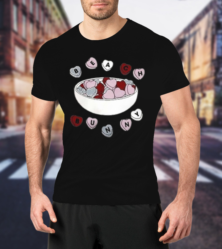 Beach Bunny Candy Heart Bowl T-Shirt