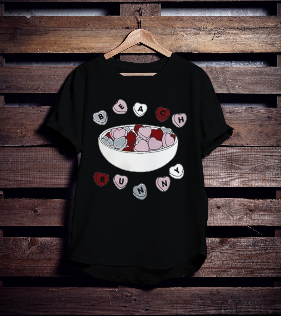 Beach Bunny Candy Heart Bowl T-Shirt