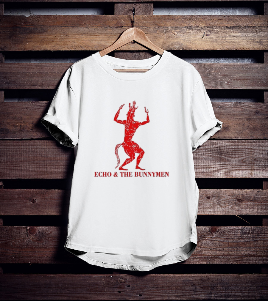 Echo And The Bunnymen Bring On The Dancing Horses Red Mythical Centaur T-Shirt