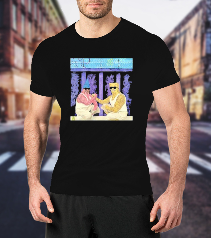 Mi Riqueza Ariel Camacho Greek Style Illustrative Scene T-Shirt