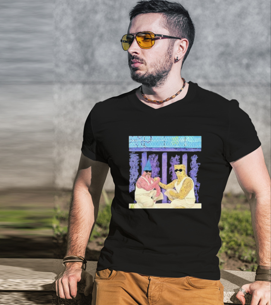 Mi Riqueza Ariel Camacho Greek Style Illustrative Scene T-Shirt
