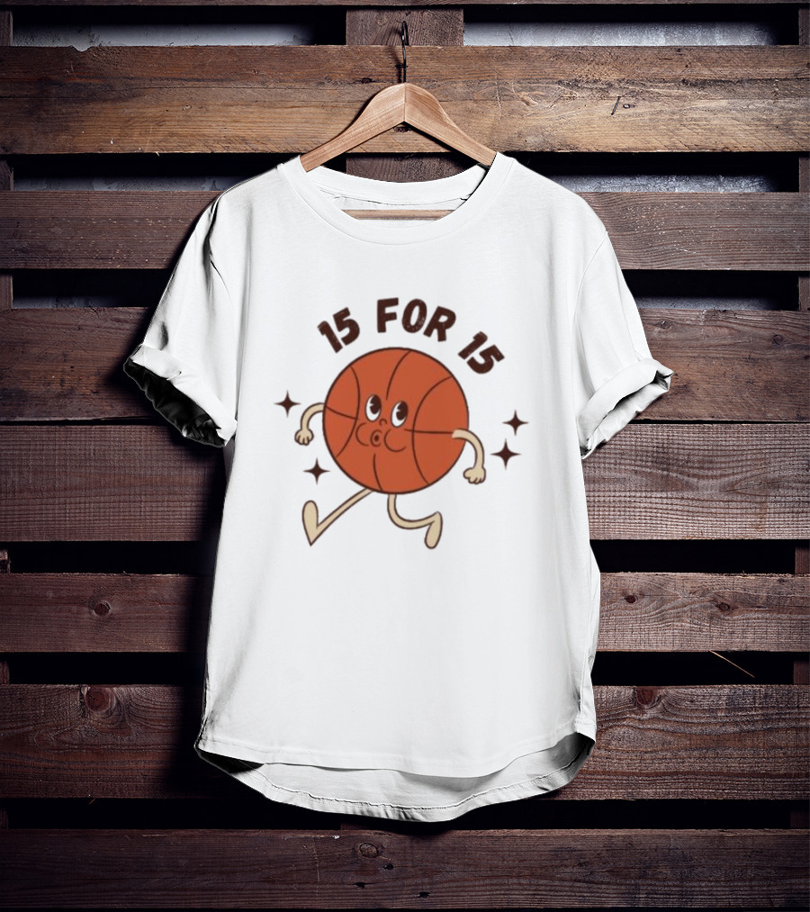 15 For 15 Basketball T-Shirt