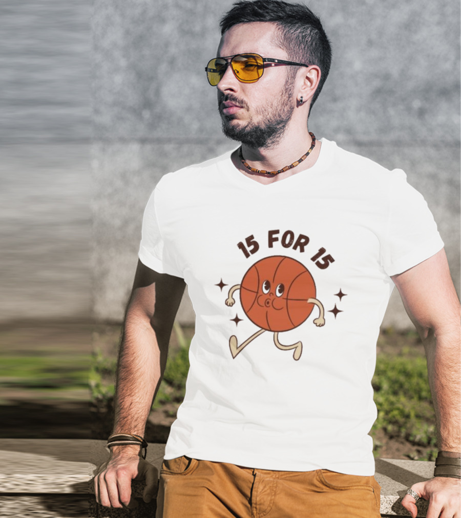 15 For 15 Basketball T-Shirt