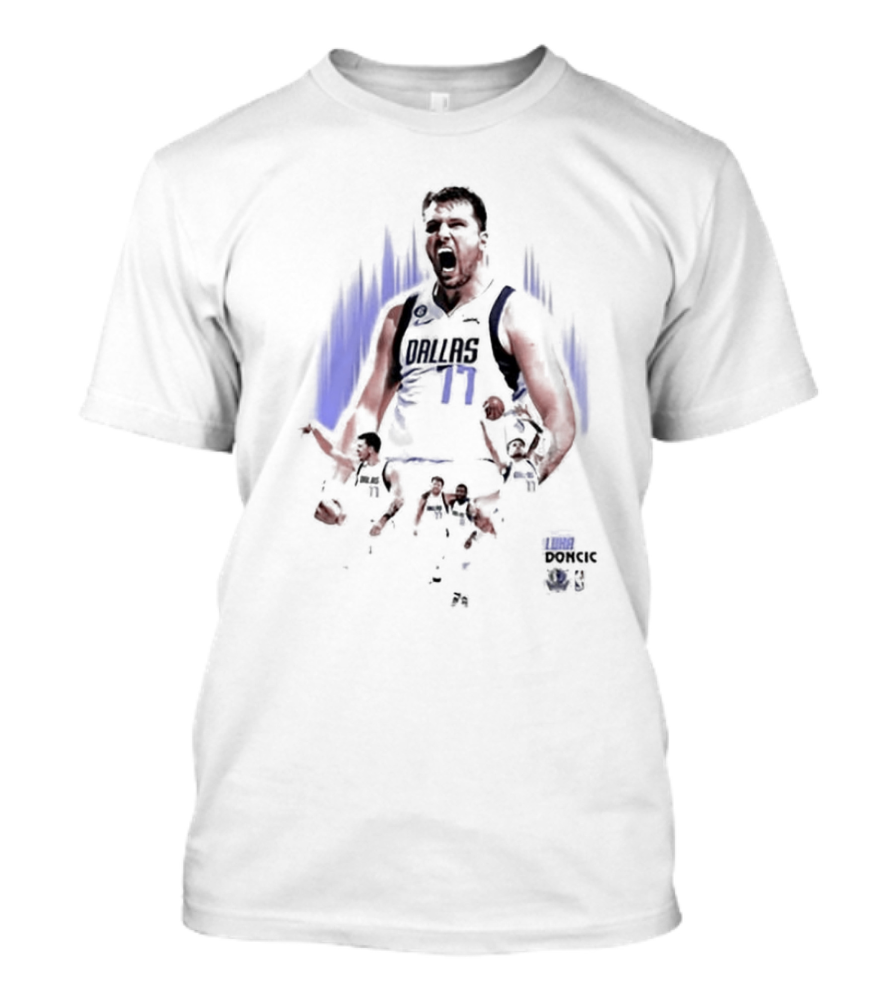 Luka Doncic Dallas 77 Western Conference Basketball T-Shirt