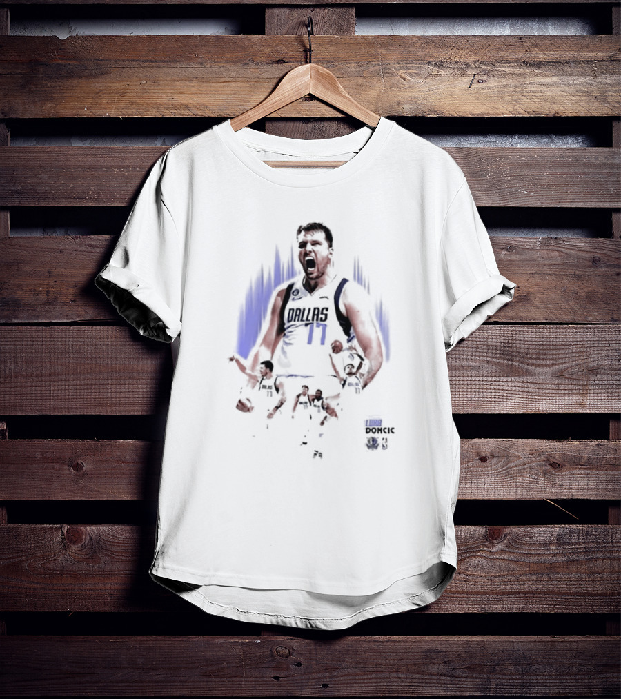 Luka Doncic Dallas 77 Western Conference Basketball T-Shirt