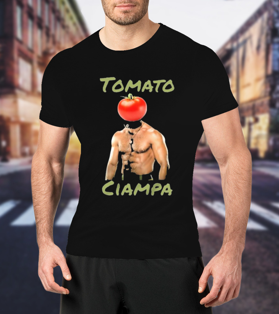 Tomato Ciampa Man Head Bodybuilder T-Shirt