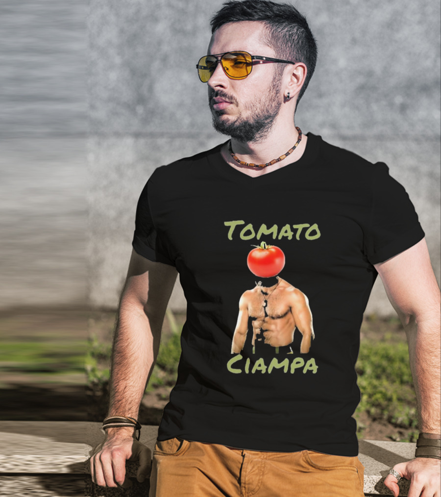Tomato Ciampa Man Head Bodybuilder T-Shirt