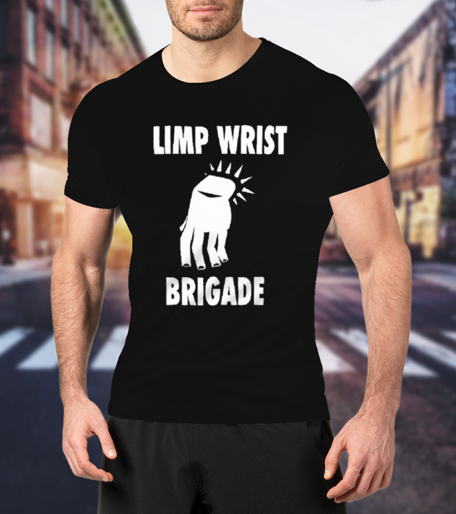 Limp Wrist Brigade Sunshine Clenched Fist T-Shirt