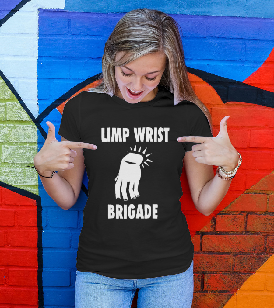 Limp Wrist Brigade Sunshine Clenched Fist T-Shirt