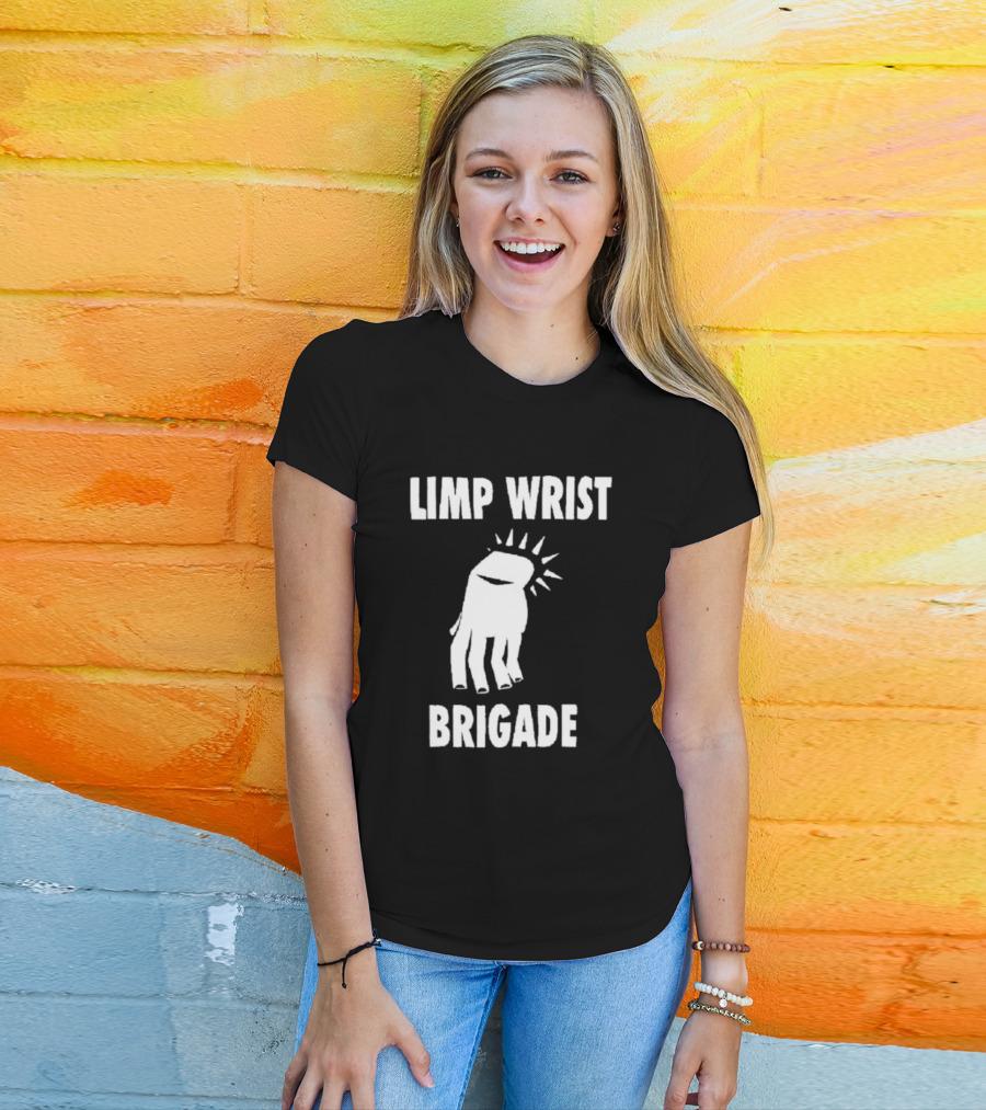 Limp Wrist Brigade Sunshine Clenched Fist T-Shirt