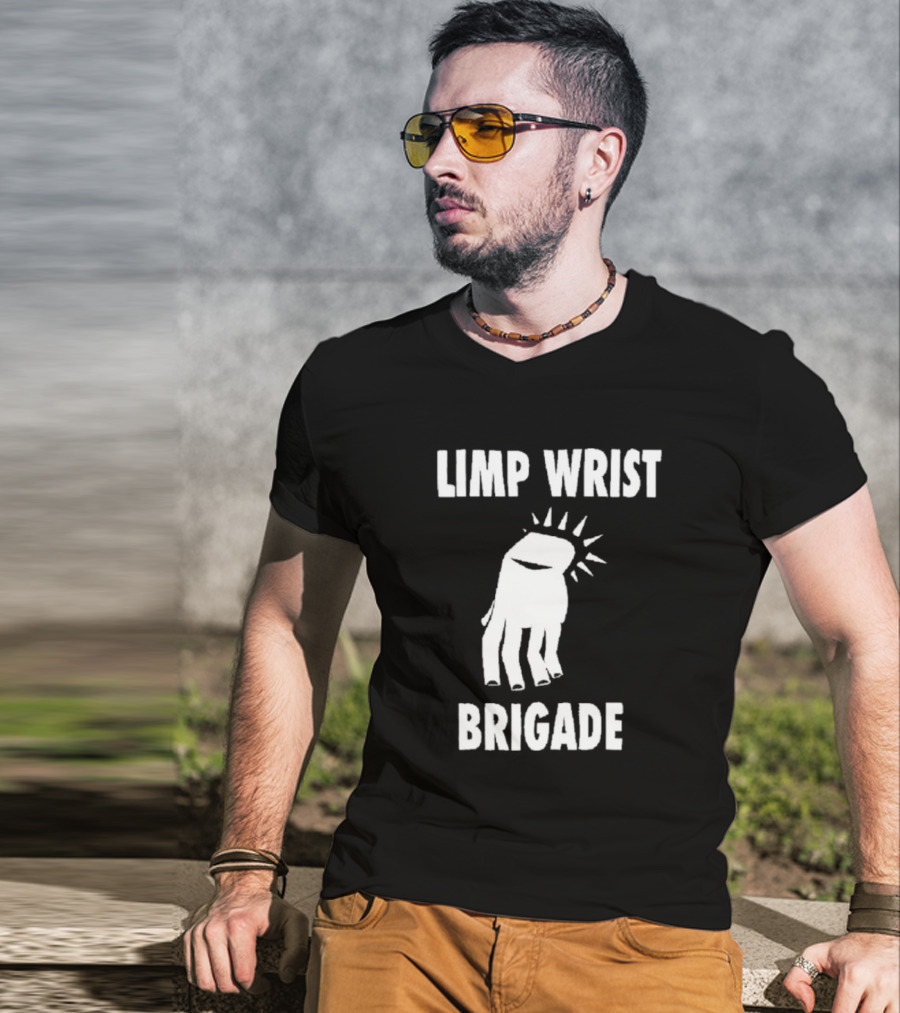 Limp Wrist Brigade Sunshine Clenched Fist T-Shirt