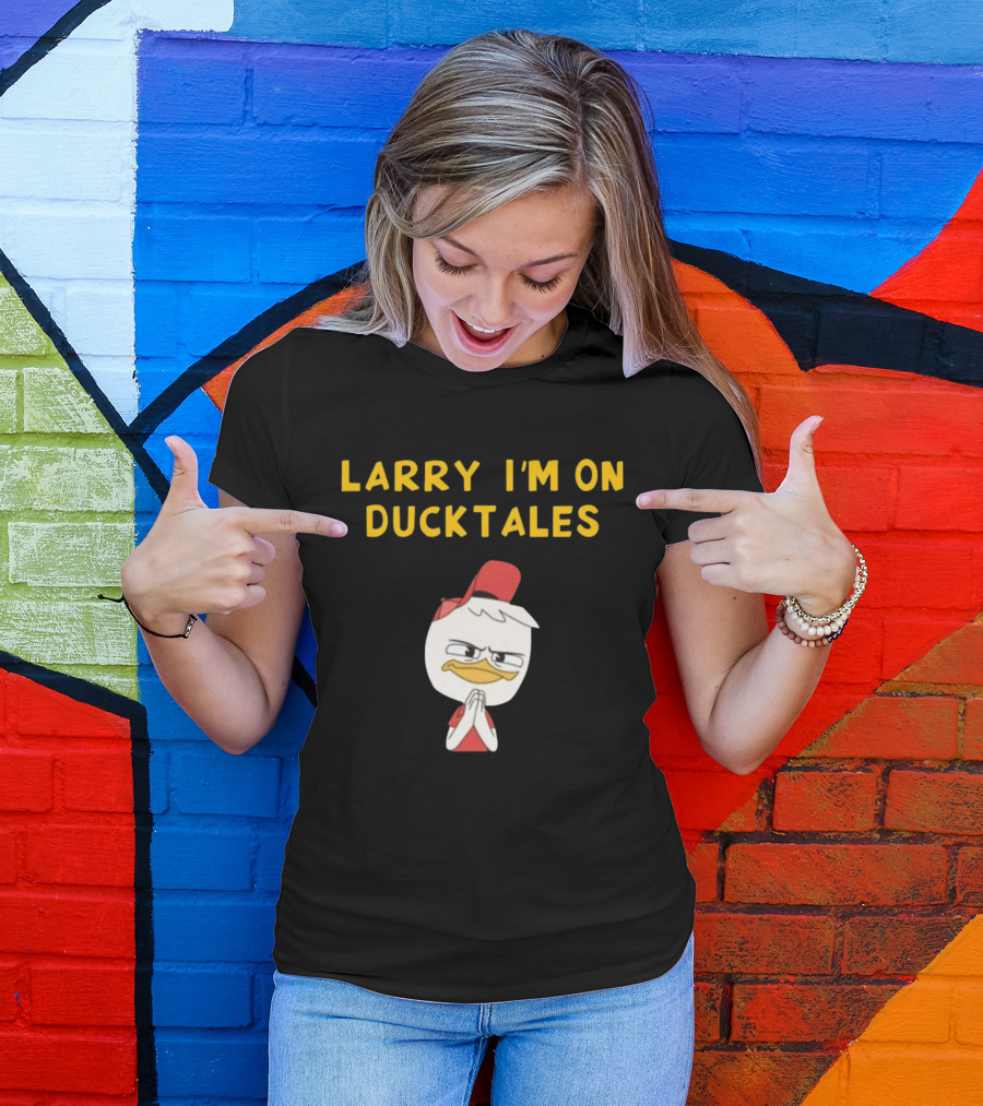 LARRY I'M ON DUCKTALES DUCK IN RED HAT T-Shirt