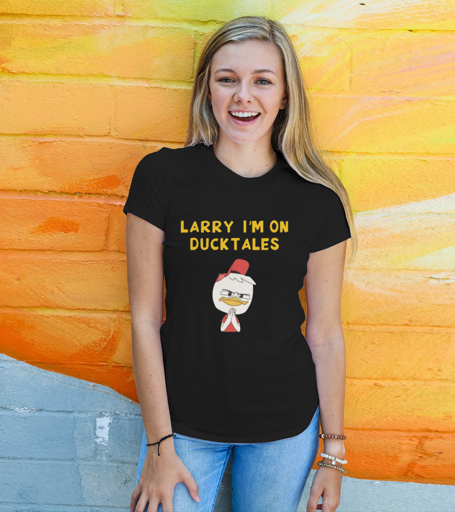 LARRY I'M ON DUCKTALES DUCK IN RED HAT T-Shirt