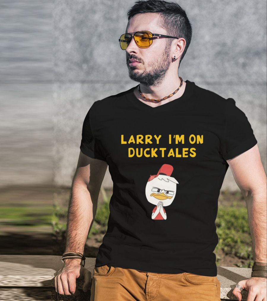 LARRY I'M ON DUCKTALES DUCK IN RED HAT T-Shirt