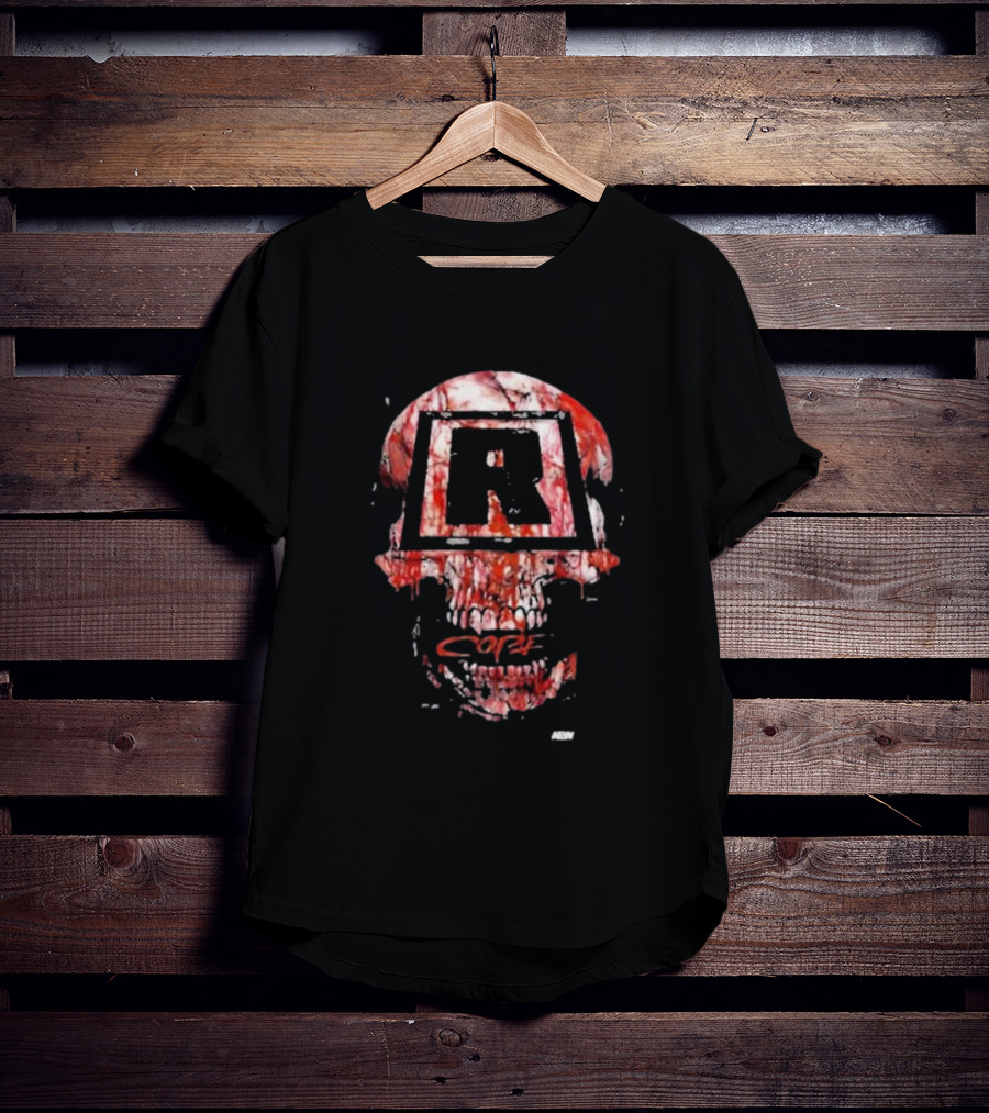 R Rated Copeland AEW Blood Skull T-Shirt