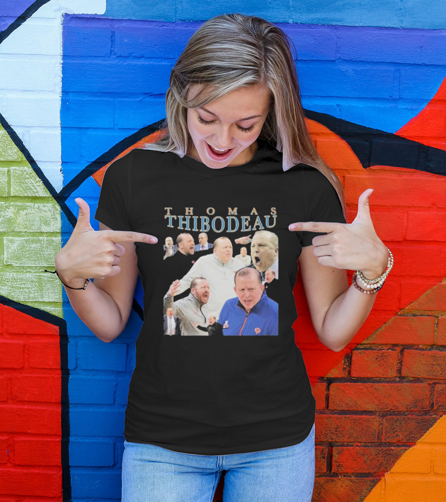 Thomas Thibodeau New York Knicks Coach Passionate Expressions T-Shirt