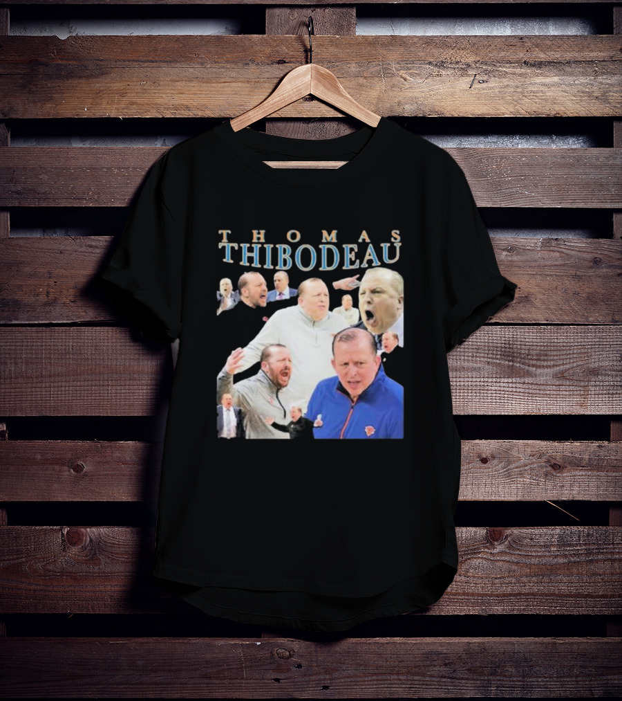 Thomas Thibodeau New York Knicks Coach Passionate Expressions T-Shirt