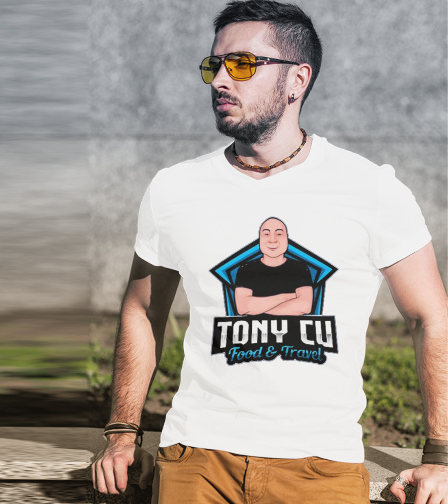 Tony Cu Food And Travel Egg Roll King T-Shirt