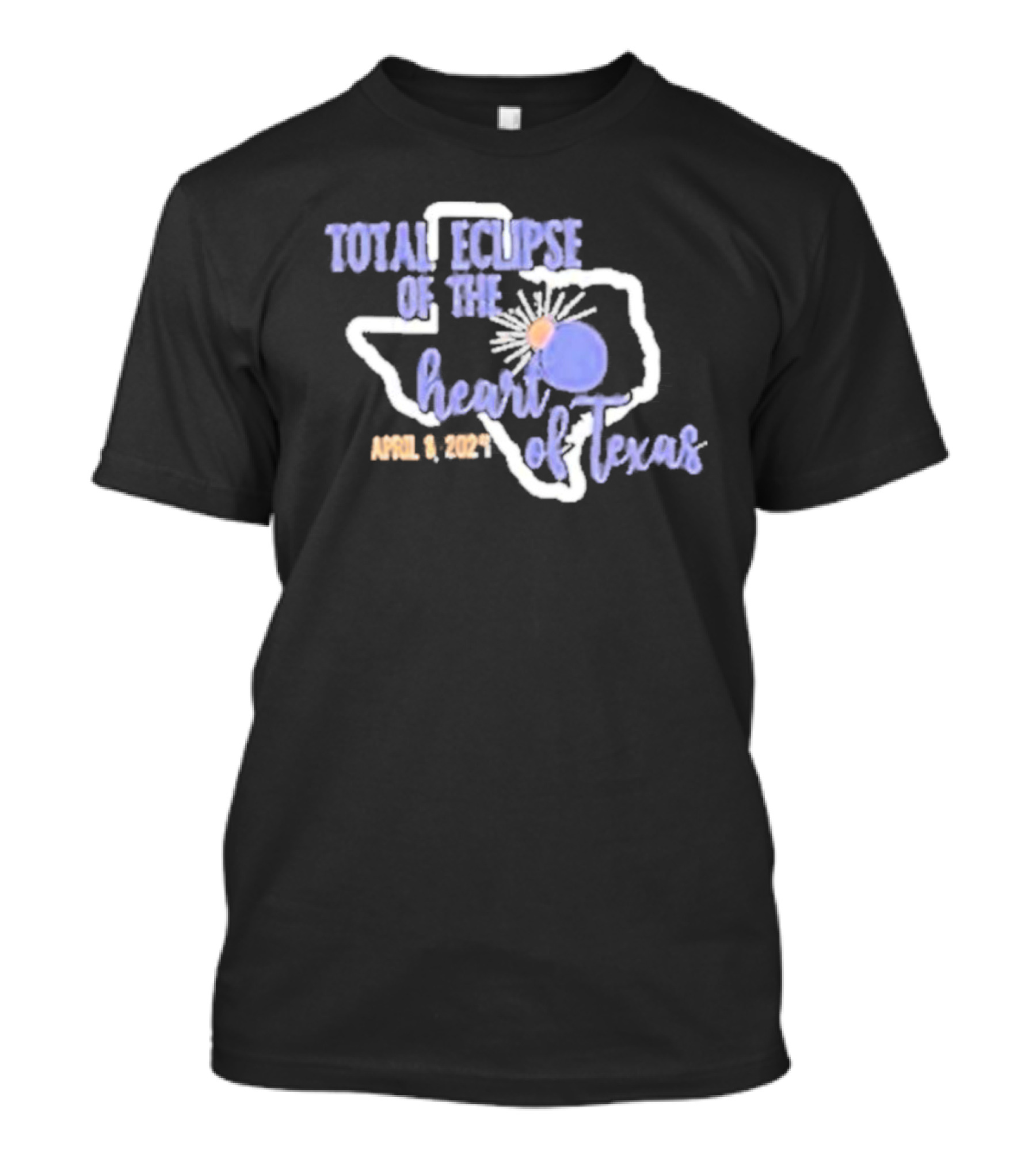Total Eclipse Of The Heart Of Texas April 8 T-Shirt