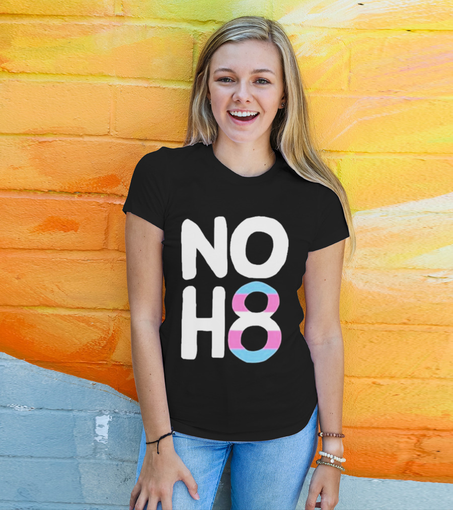 NO H8 Trans Pride Colors T-Shirt