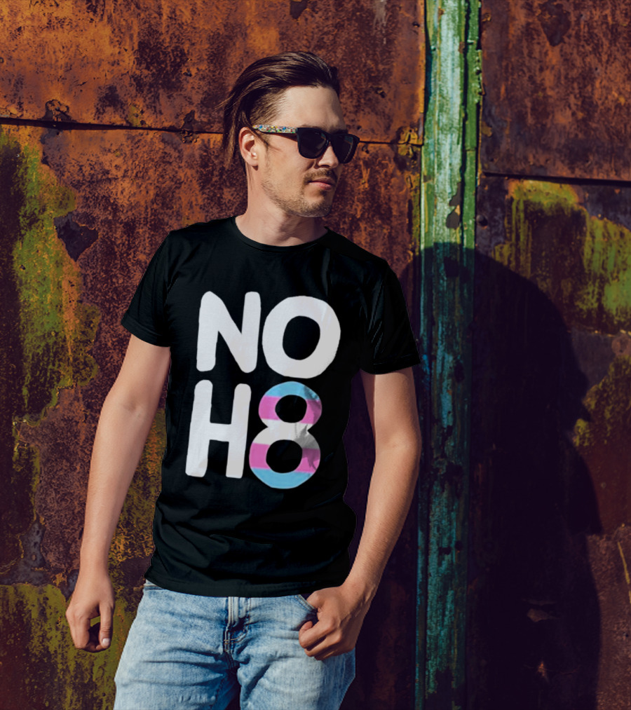 NO H8 Trans Pride Colors T-Shirt